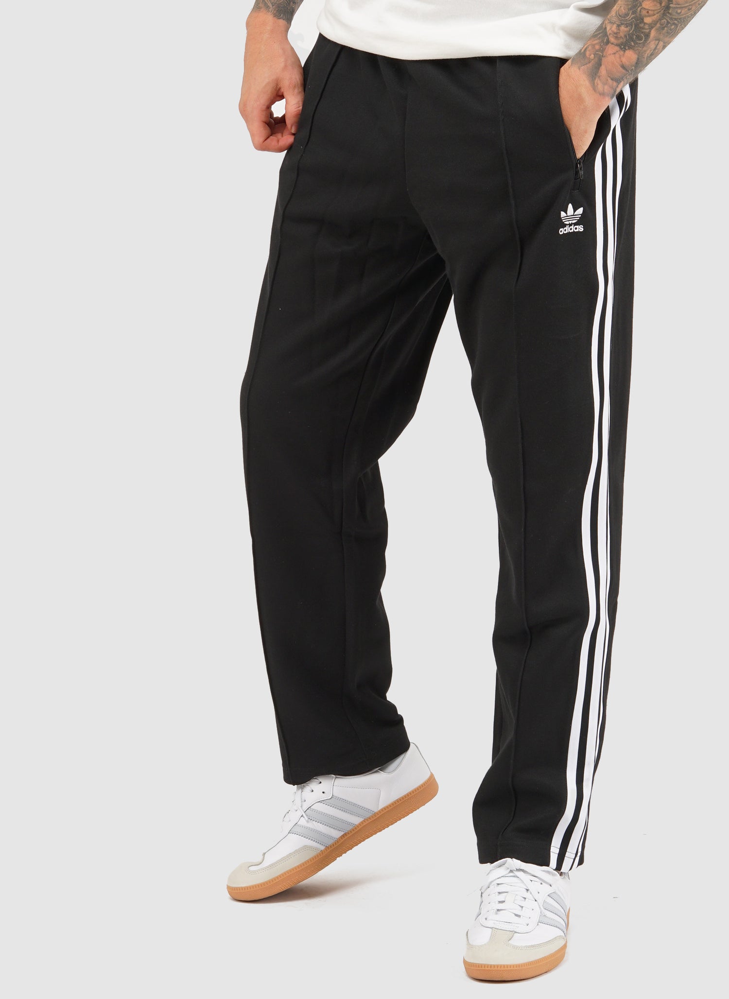 Beckenbauer Trackpants - Black/White 