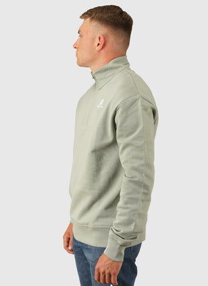 Half Zip Mock Neck - Salvia