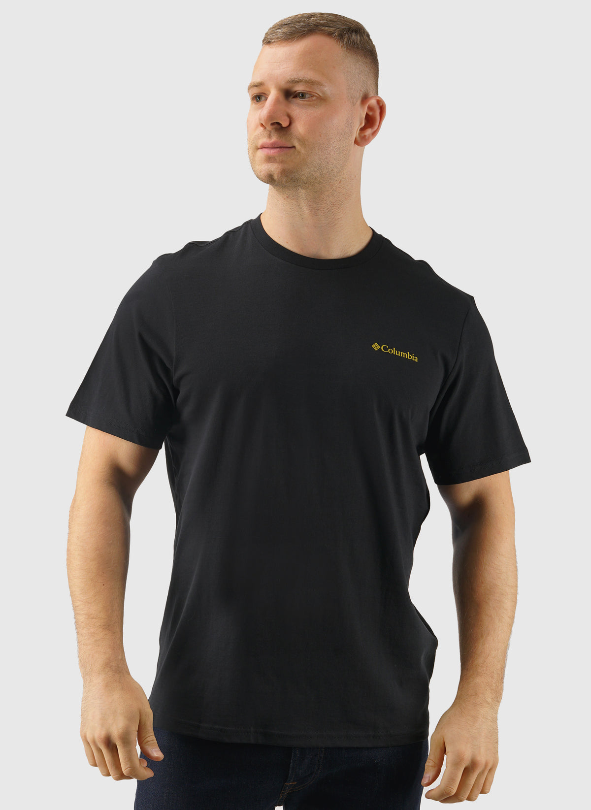 CSC Logo Back T-Shirt - Black Linework