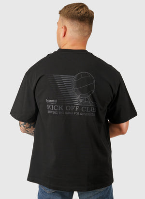Loose Kick Off Club T-Shirt - Black
