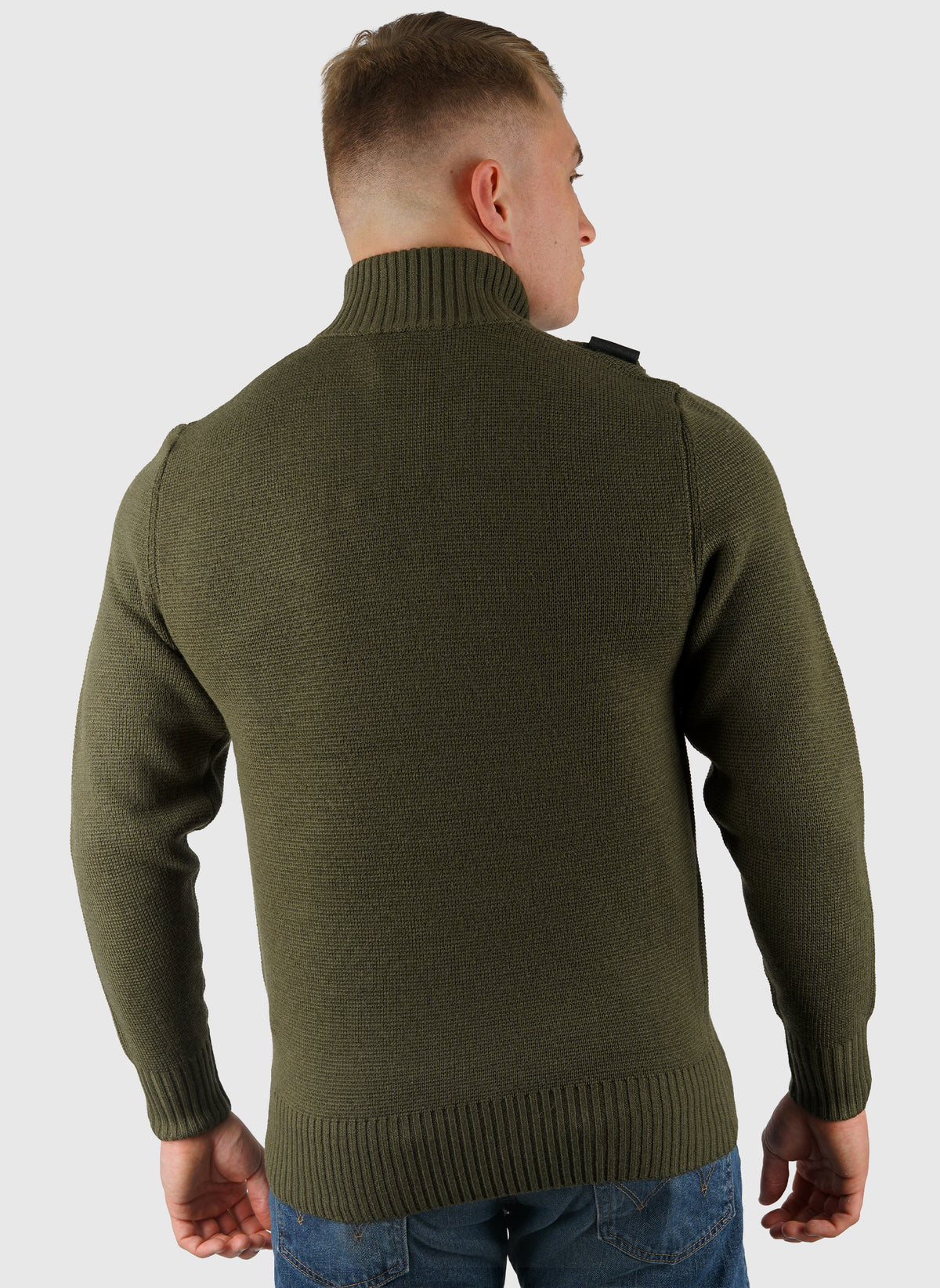Sarl Quarter Zip Sweatshirt - Bronze Green