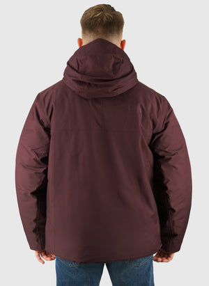 Mountain Range Down Jacket - Deep Burgundy