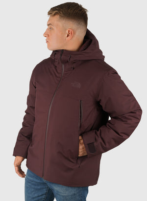 Mountain Range Down Jacket - Deep Burgundy
