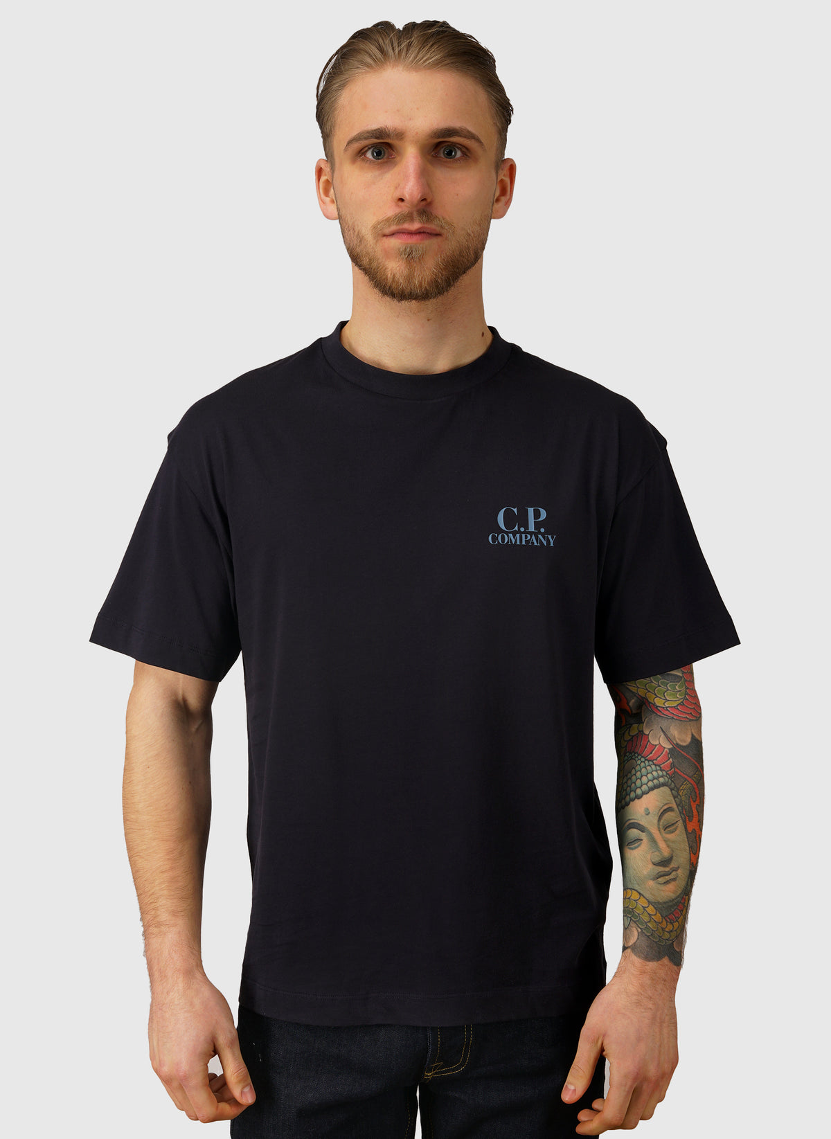 30/1 Logo Jersey T-Shirt - Total Eclipse