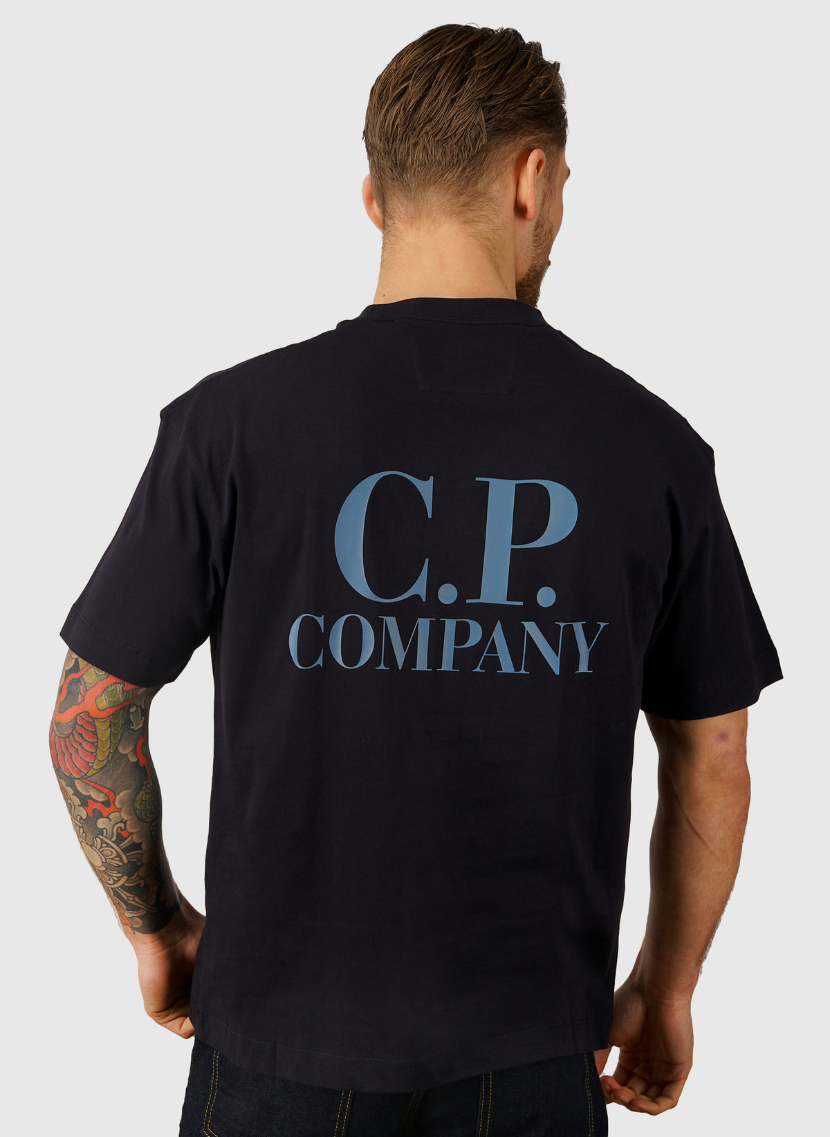 30/1 Logo Jersey T-Shirt - Total Eclipse