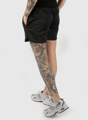 Unfair Womens Curved Shorts - Black