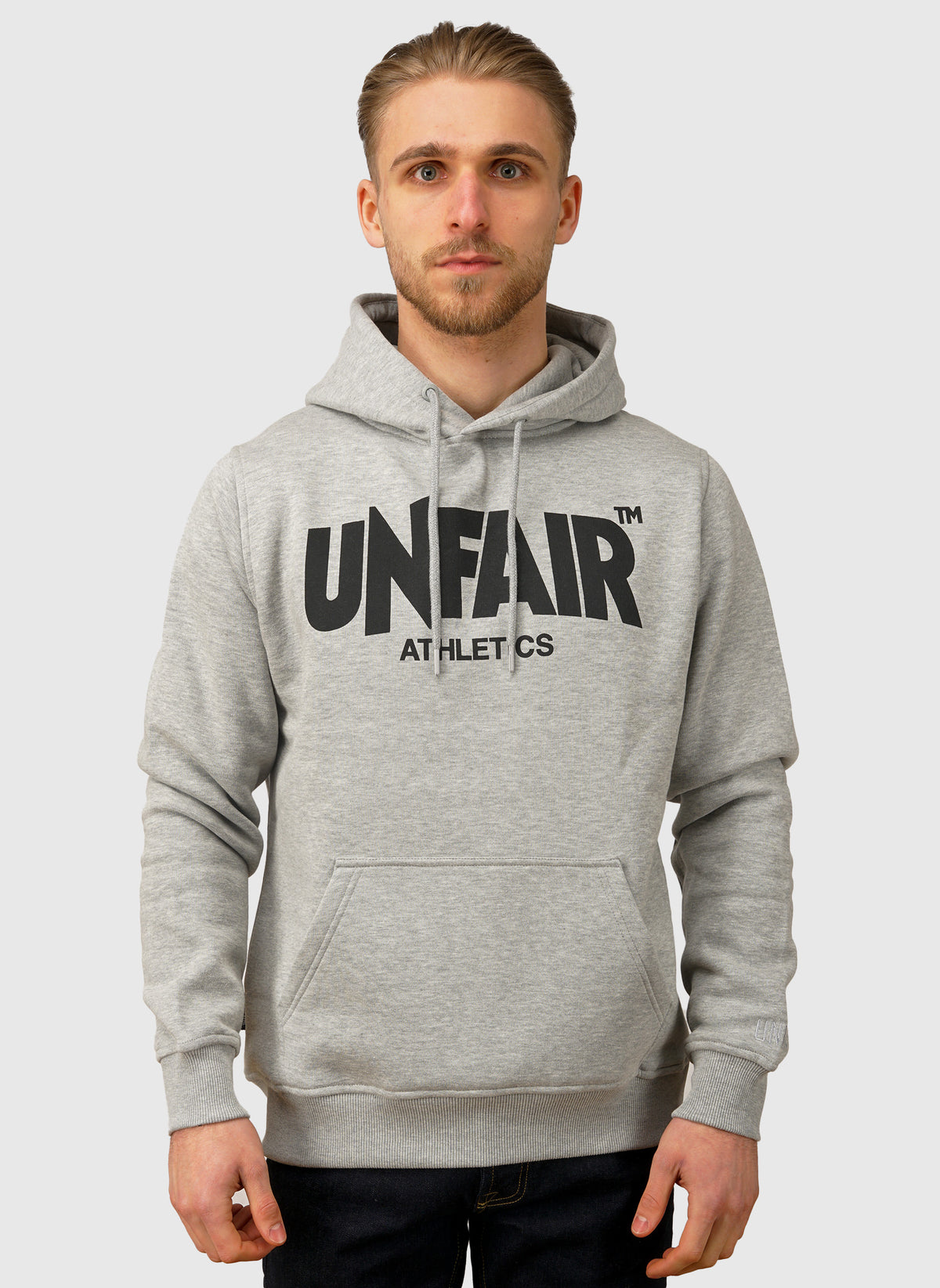 Classic Label Hoodie - Grey Melange