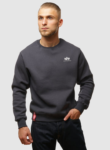 Basic Small Logo Sweatshirt - Navy