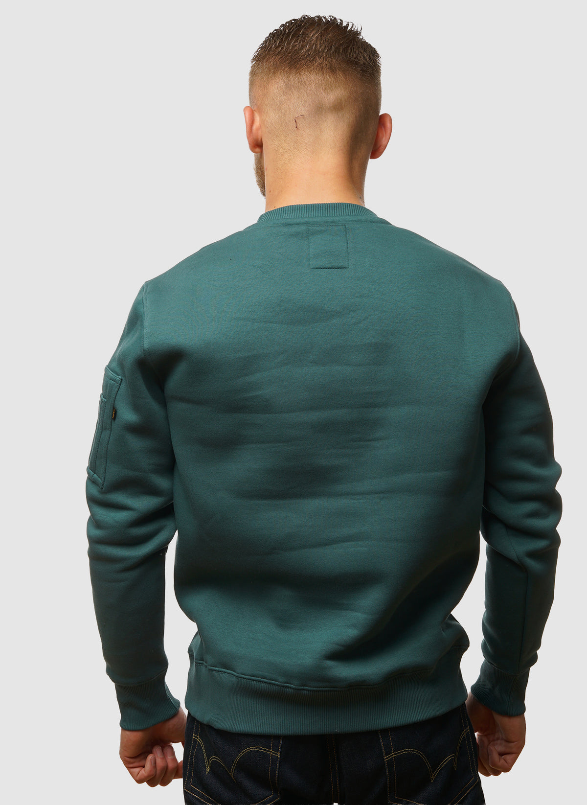 Alpha Label Sweatshirt - Force Green