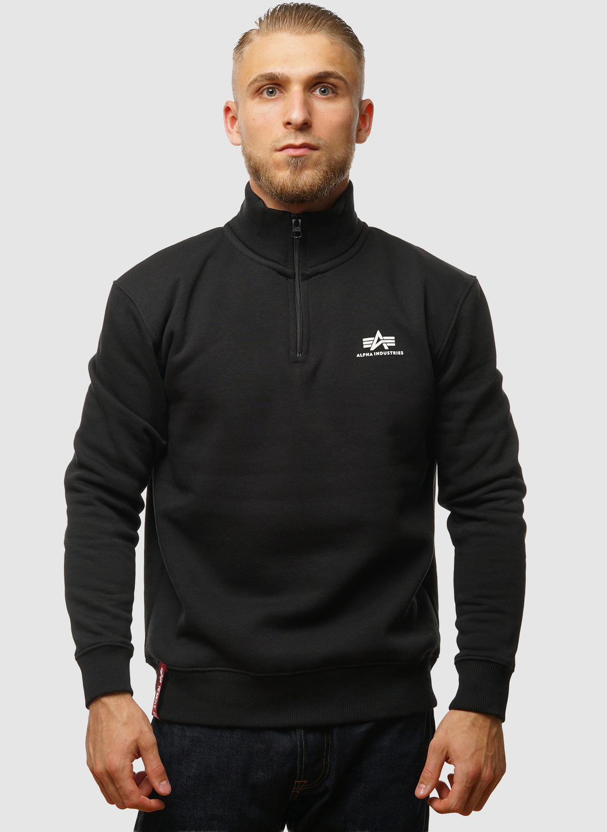 Half-Zip Sweatshirt - Black