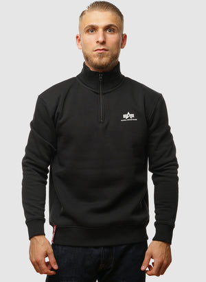 Half-Zip Sweatshirt - Black