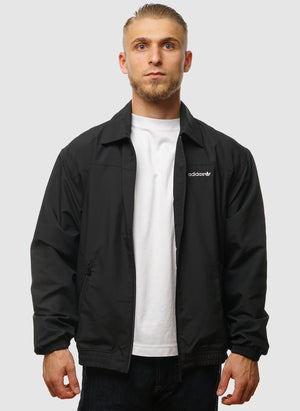 Brushed Track Top - Black
