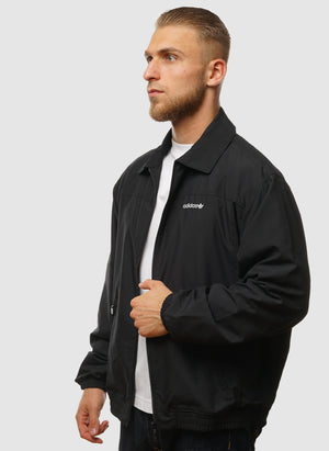 Brushed Track Top - Black