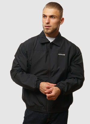 Brushed Track Top - Black