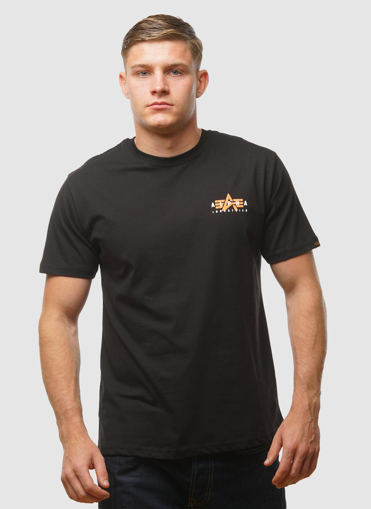 Puff Print Logo T-Shirt - Black
