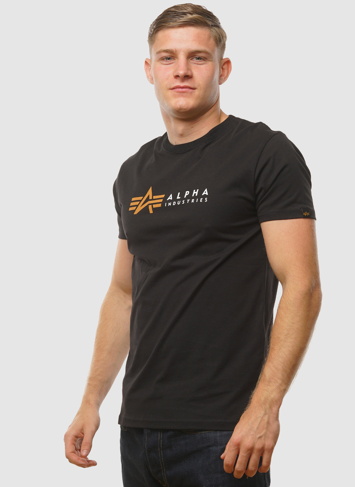 Alpha Label T-Shirt - Black