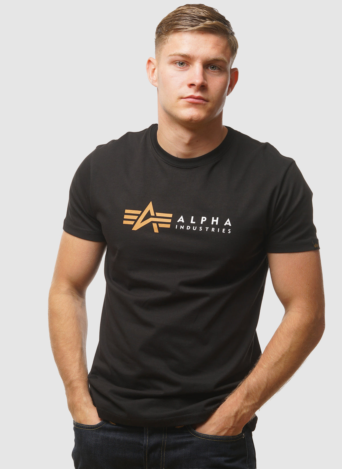 Alpha Label T-Shirt - Black