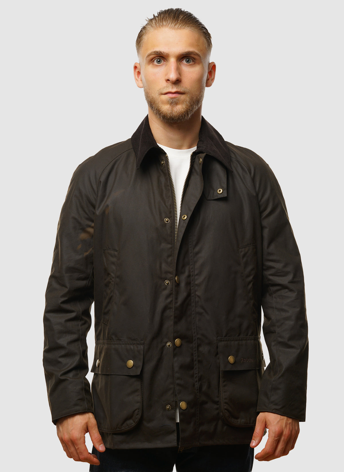 Ashby Waxed Jacket - Olive