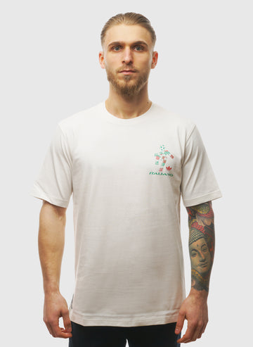 Italien 90 Ciao T-Shirt - Clowd White