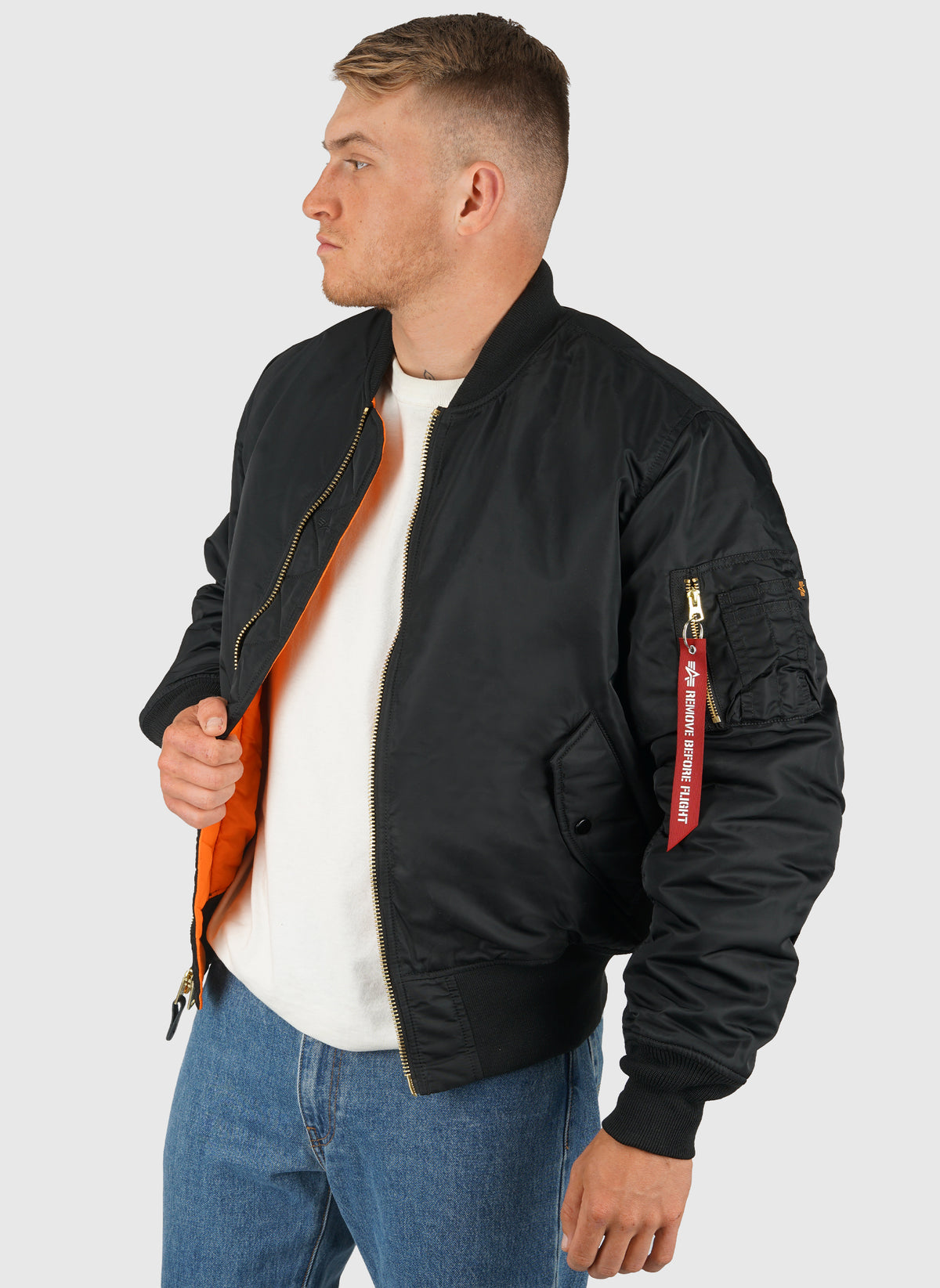 MA-1 Heritage Bomber Jacket - Black