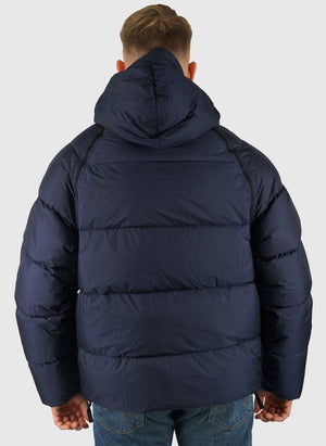 Down Shield Hooded Jacket - Peacoat