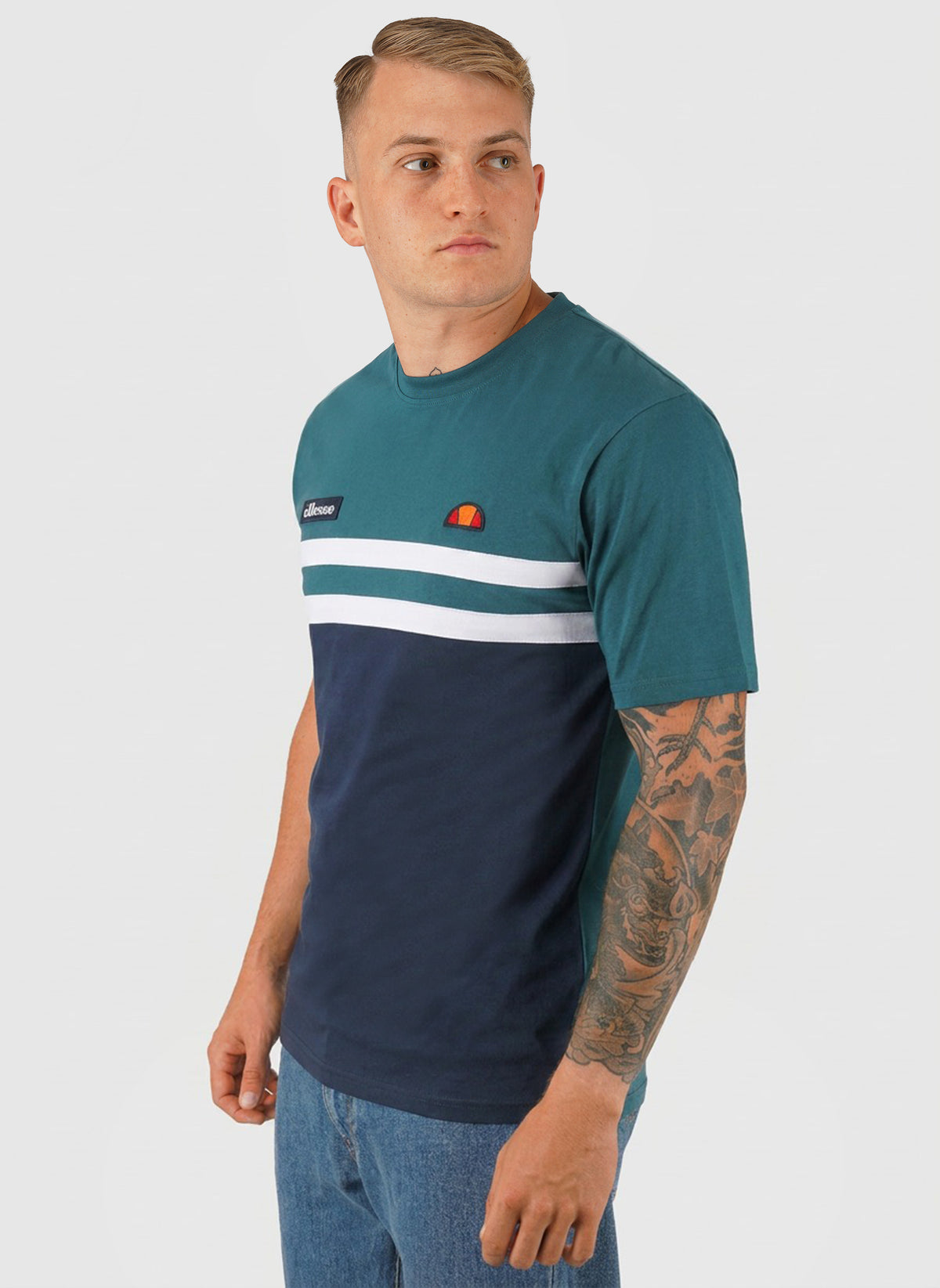 Venire T-Shirt - Navy/Teal