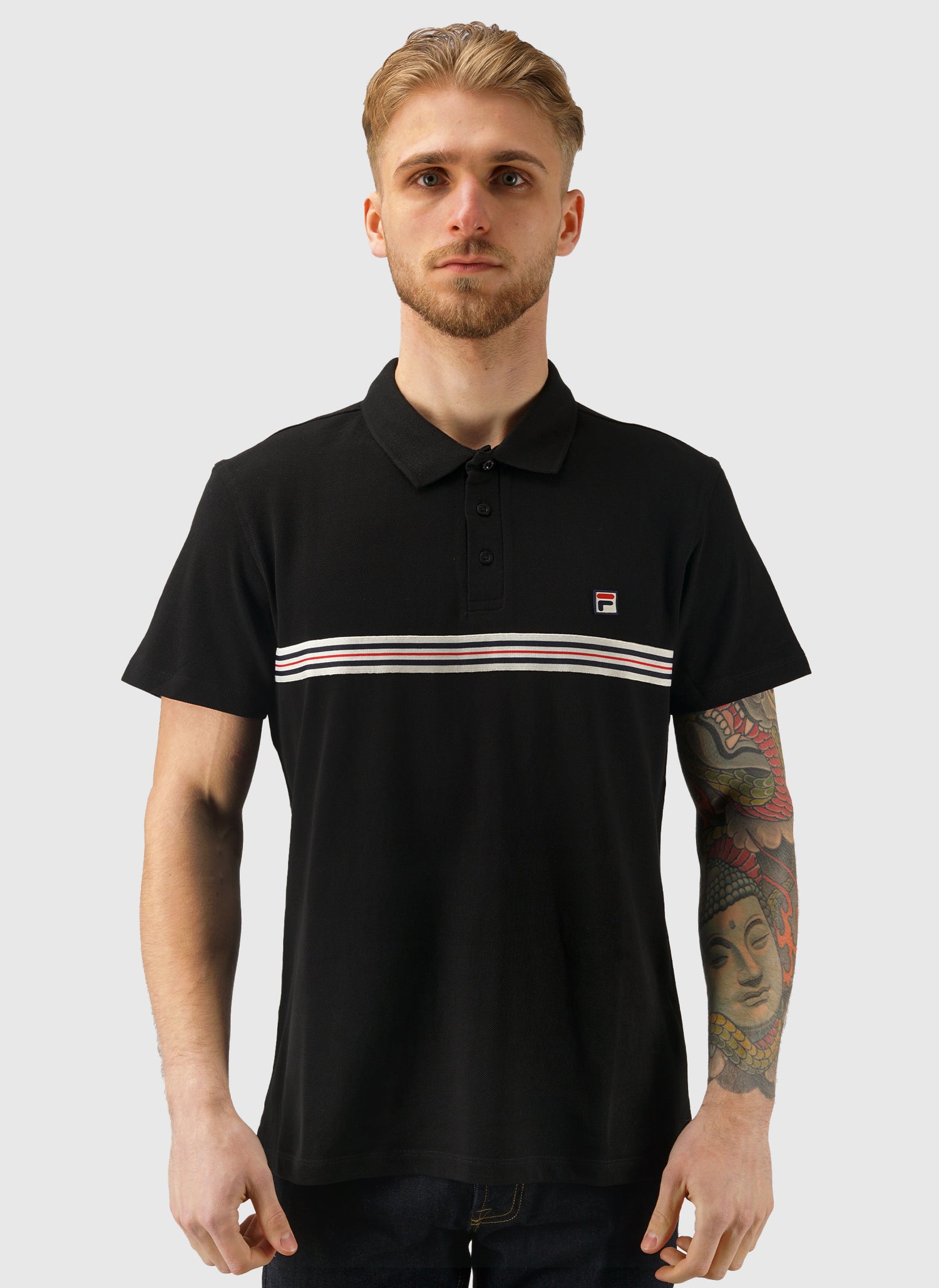 Diecimo Regular Poloshirt - Black