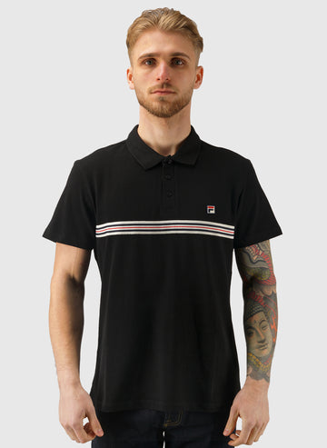 Diecimo Regular Poloshirt - Black