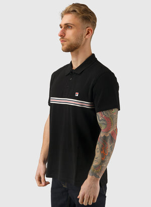 Diecimo Regular Poloshirt - Black