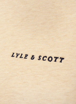 Script Heavyweight Loopback Sweatshirt - Ice Cream Marl