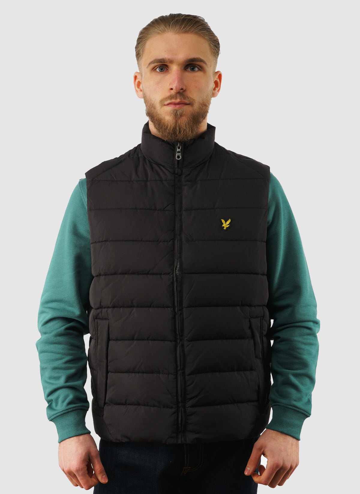 Quilted Gilet - Jet Black