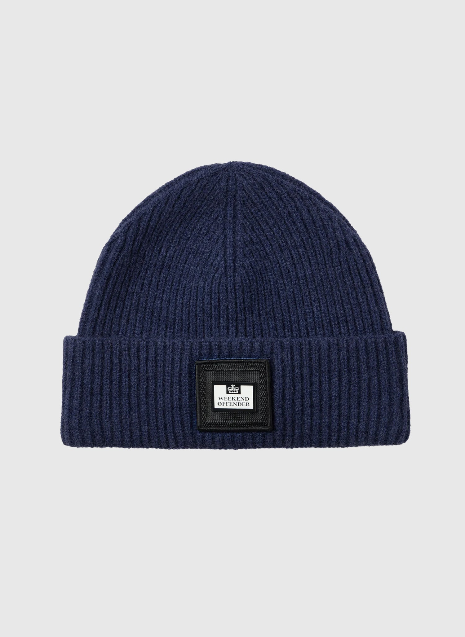 Palmyra Rib Beanie - Navy