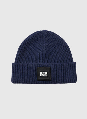 Palmyra Rib Beanie - Navy
