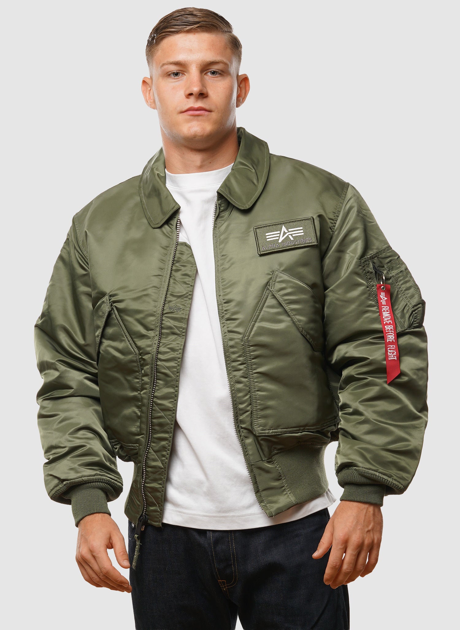 CWU-45 Heritage Bomber Jacket - Sage Green – The Smart Dresser