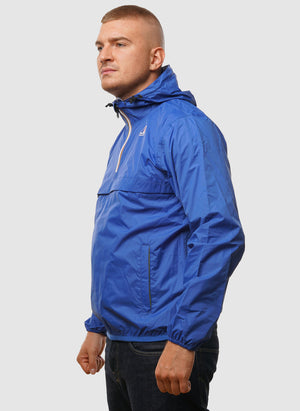 Le Vrai 3.0. Leon Halfzip Windbreaker - Royal Blue Marine