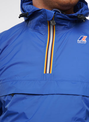 Le Vrai 3.0. Leon Halfzip Windbreaker - Royal Blue Marine