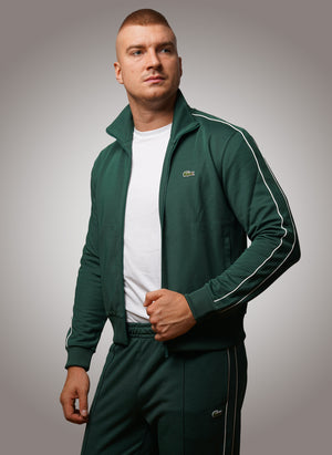 Contrast Line Trackpants - Green