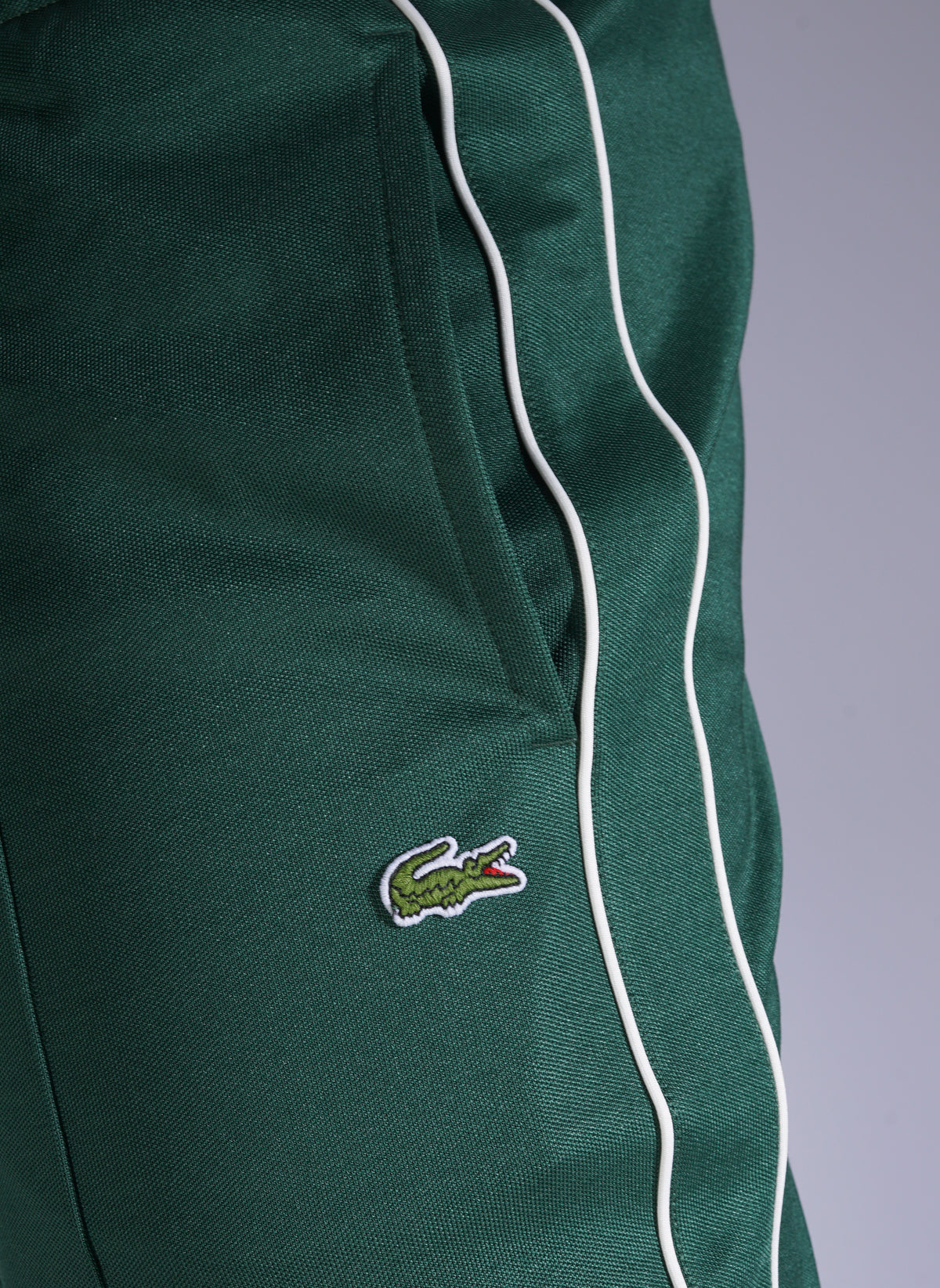 Contrast Line Trackpants - Green