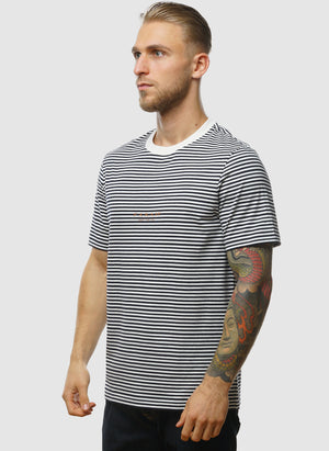 Goldney Stripe T-Shirt  - True Navy