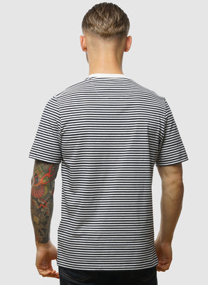 Goldney Stripe T-Shirt  - True Navy