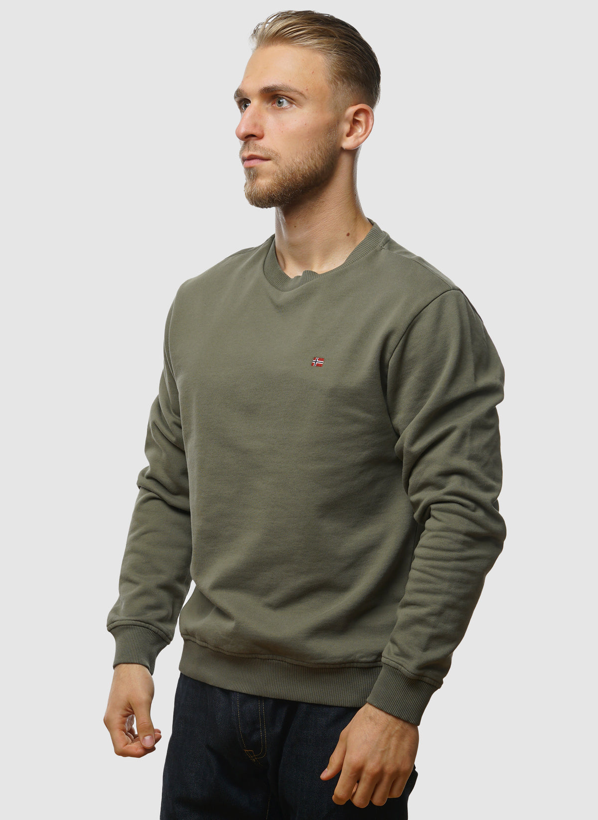 Balis Crew Neck Sweatshirt - Tea Leaf