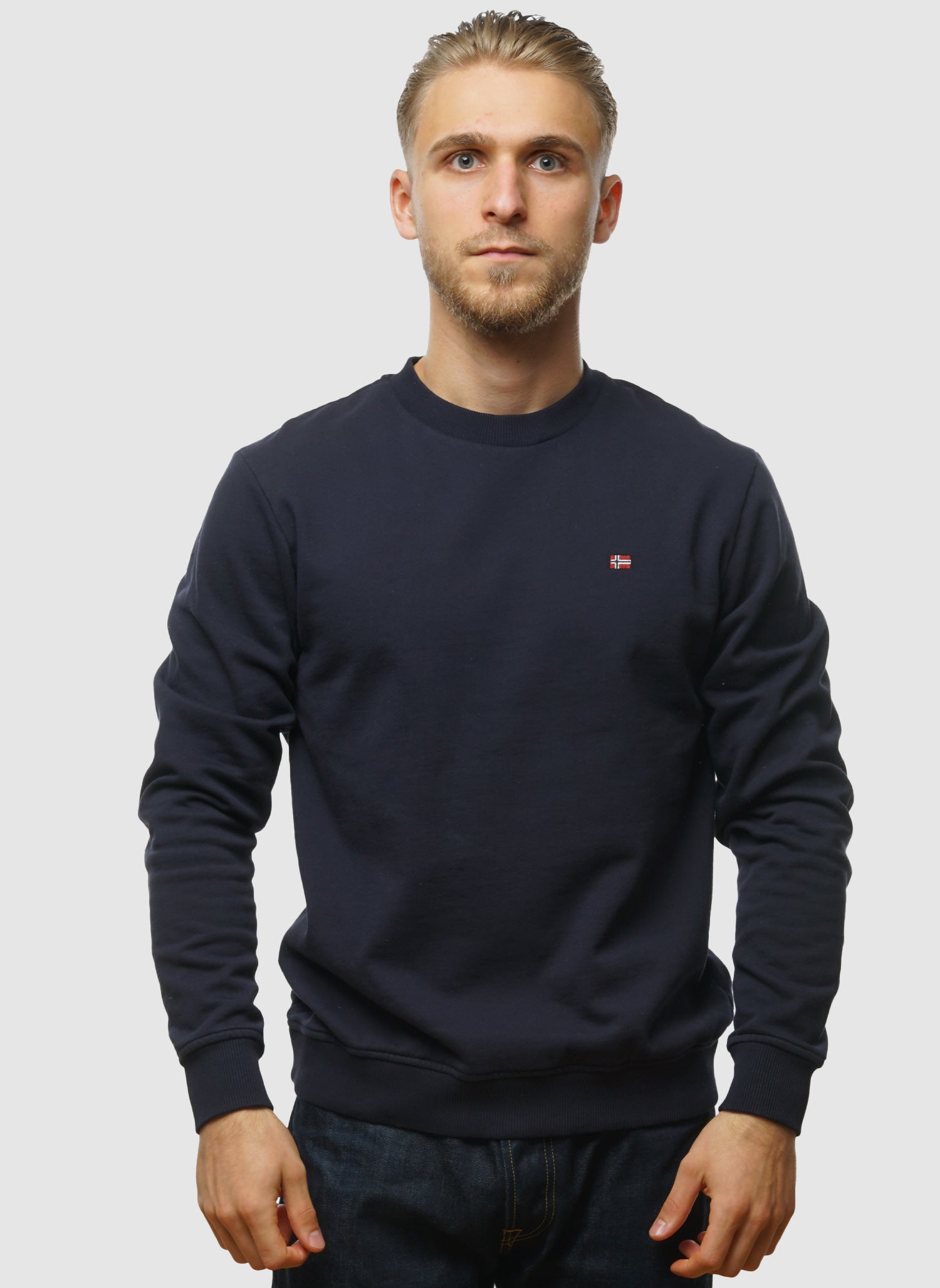 Bali's Crew Neck Sweatshirt - Blu Marine