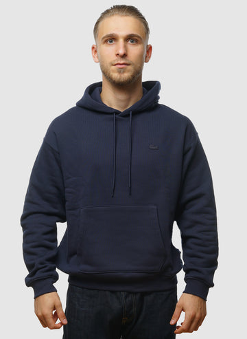 Heavy Fleece Hoodie - Navy Blue