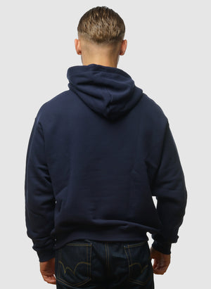 Heavy Fleece Hoodie - Navy Blue