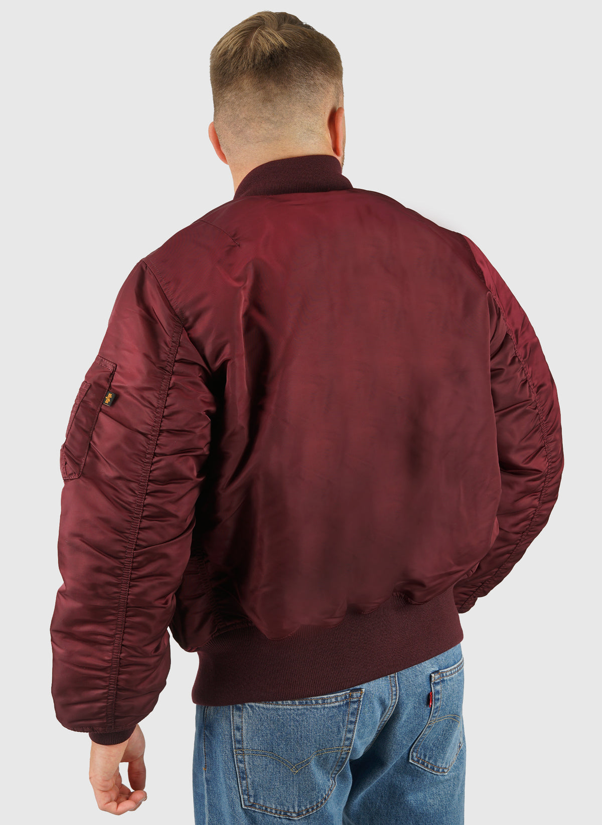 MA-1 Heritage Bomber Jacket - Dark Cherry