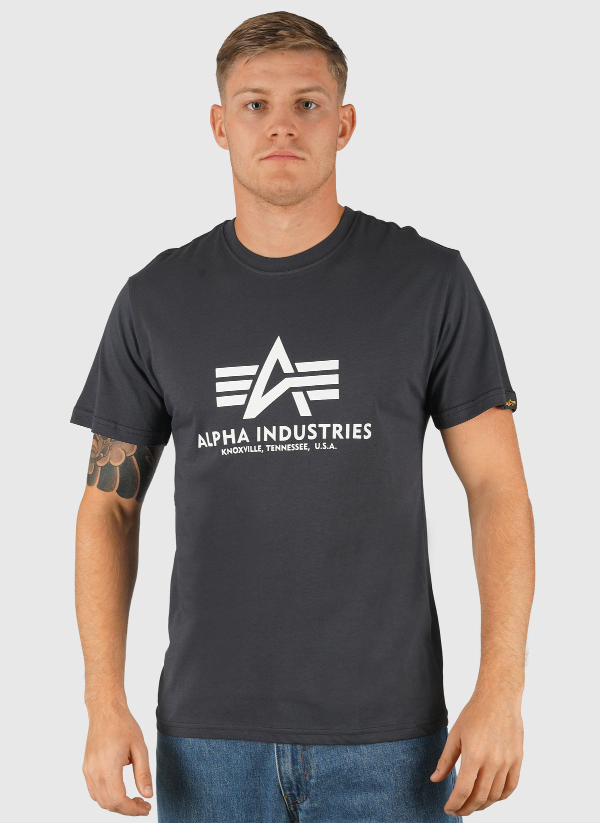Basic Big Logo T-Shirt - Navy
