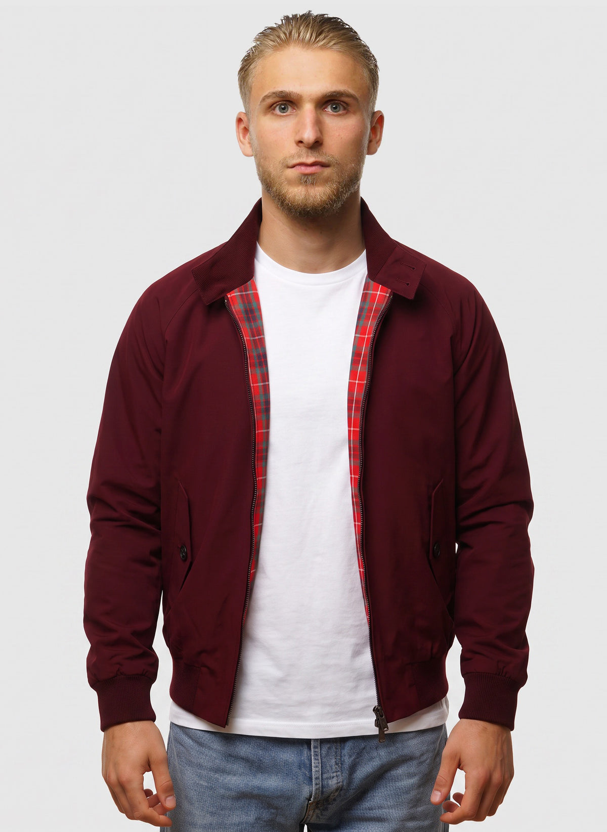 G9 Classic Harrington Jacket - Tawny Port