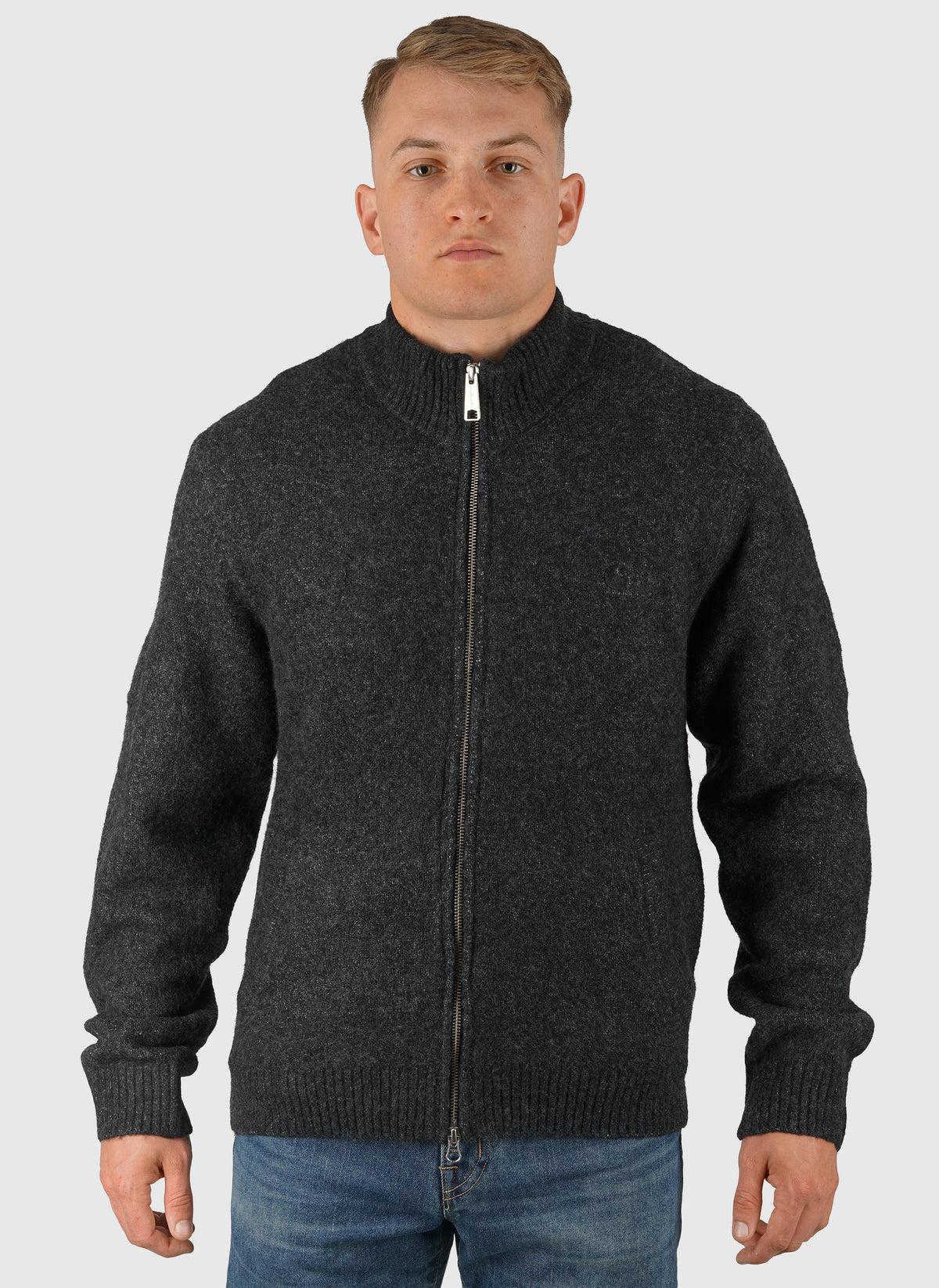 Curtis Sweater Jacket - Tangled Black