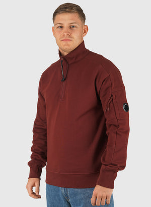 Half Zip Lens Sweatshirt - Andorra Red
