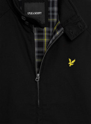 Cotton Harrington Jacket - Jet Black